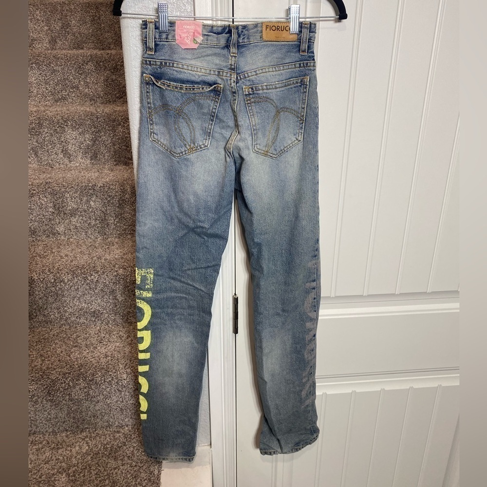 FIORUCCI Y2K STRAIGHT LEG JEANS - Picture 5 of 11